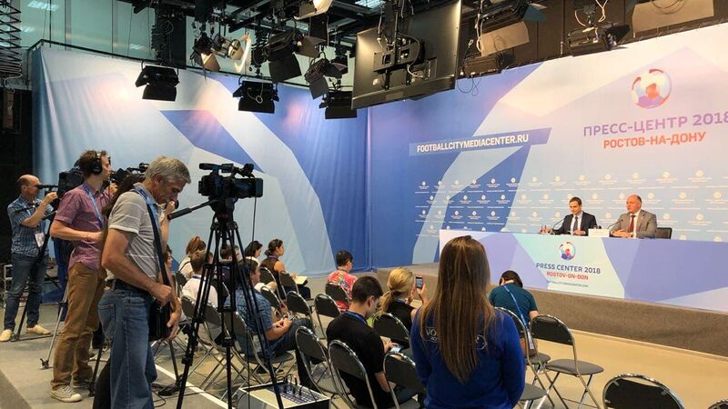 Ростов-на-Дону. Выездной пресс-центр Ростов-на-Дону. Выездной пресс-центр - «Россия сегодня», 800, 14.11.2021